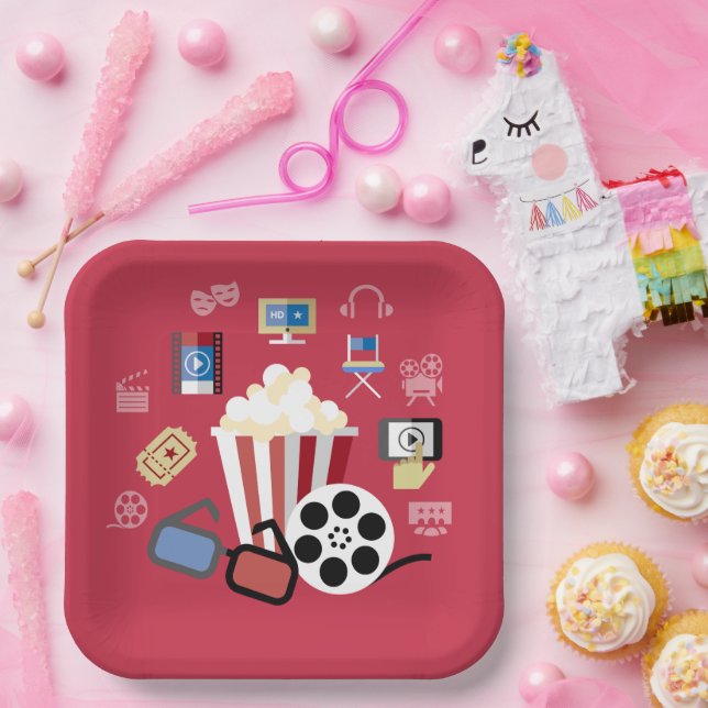Kino Party Pappteller (Party)