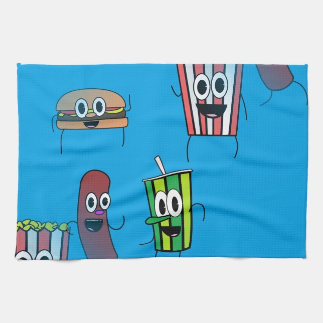 Kino-Popcorn Handtuch (Horizontal)