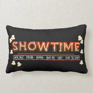Kino Showtime Kissenrot und -gold Lendenkissen