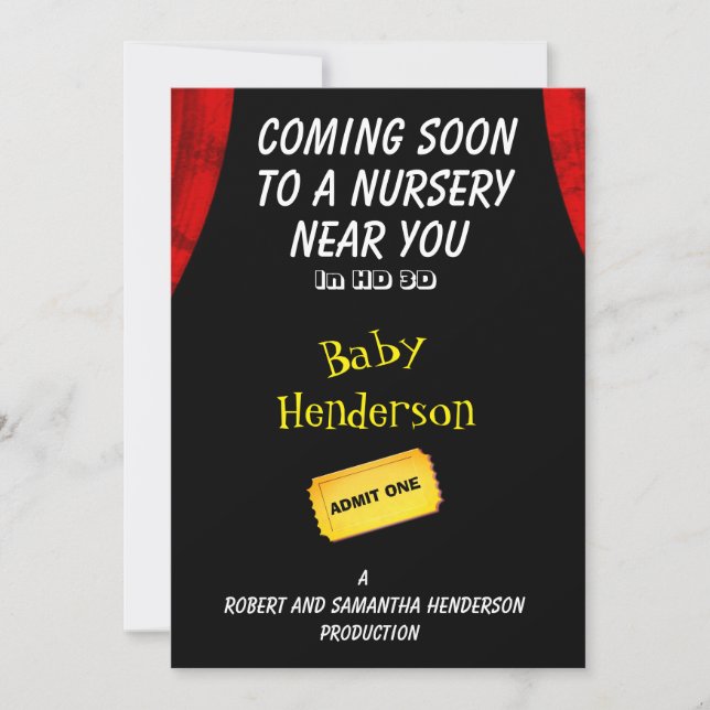 Kino Thema Kinderankündigung - Ankündigung (Vorderseite)