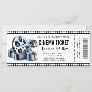 Kino-Ticket-Einladung Einladung