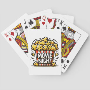 Kinoabend Delight Playful Popcorn Spielkarten