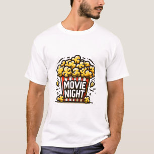 Kinoabend Delight Playful Popcorn T-Shirt