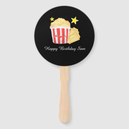 Kinoabend Popcorn und Tickets Fächer