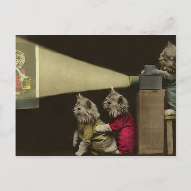 Kinoabend Postkarte (Vorderseite)