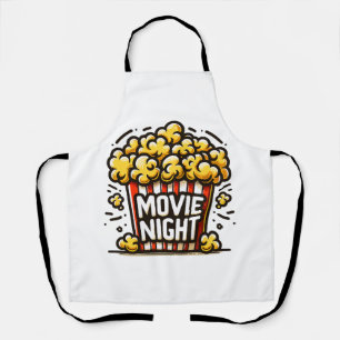 Kinoabend-Vergnügen Spielendes Popcorn Schürze