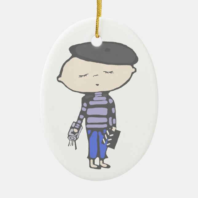 Kinobaby Keramik Ornament (Vorne)