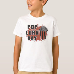 Kinofilm Popcorn Day Snack Pop Filmgeschenk T-Shirt