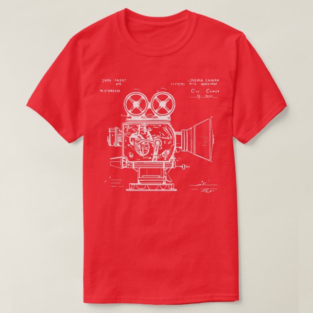 Kinokamera-Design T-Shirt (Design vorne)