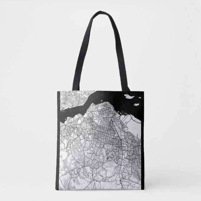 Kinshasa DR Kongo Karte Tasche (Vorderseite)
