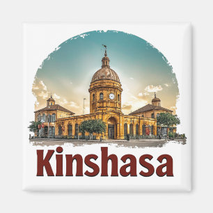 Kinshasa DR Kongo Reiseandenken Für Weltreisende Magnet