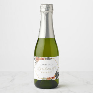 KINSLEY Boho Terracotta Bachelorette Mini Champagn