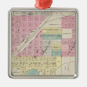 Kinsley, Edwards County, Kansas Ornament Aus Metall