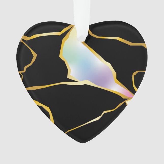 Kintsugi avec ton de bijou multicolore (devant)