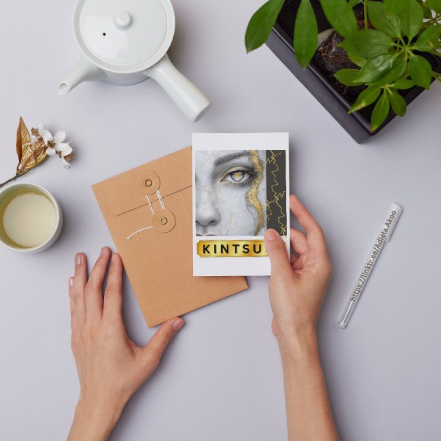 KINTSUGI Grußkarte Karte (KINTSUGI Greeting Card designed by Poet Adiela Akoo. Browse the collection for more great finds now!)