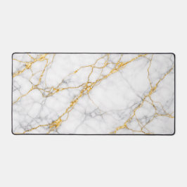 Kintsugi-Marmor-Gold-Bruch Luxury-Schreibtischunte Schreibtischunterlage