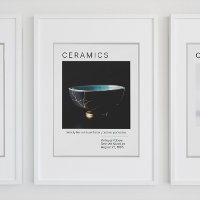 Kintsugi Pottery Poster Series | weiß