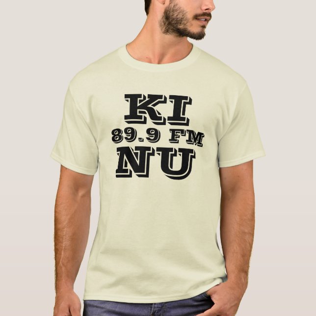 KINU, 89,9 Fm T-Shirt (Vorderseite)