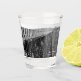 Kinzua Bridge Skywalk Souvenir Schnapsglas