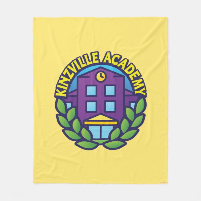 Kinzville Hochschullogo Fleecedecke (Vorderseite)