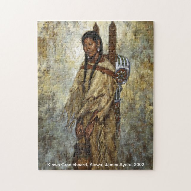 Kiowa Cradleboard, puzzle de femme de Natif (Vertical)