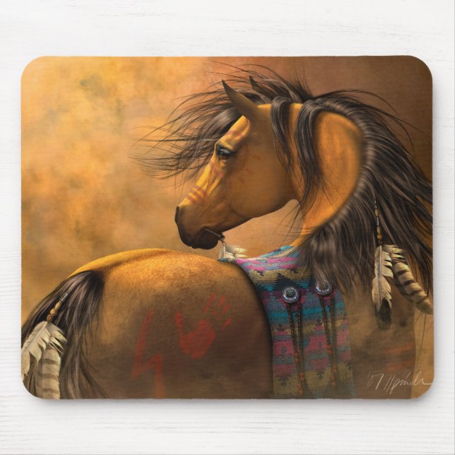 Kiowa Goldkunst Mousepad (Vorne)