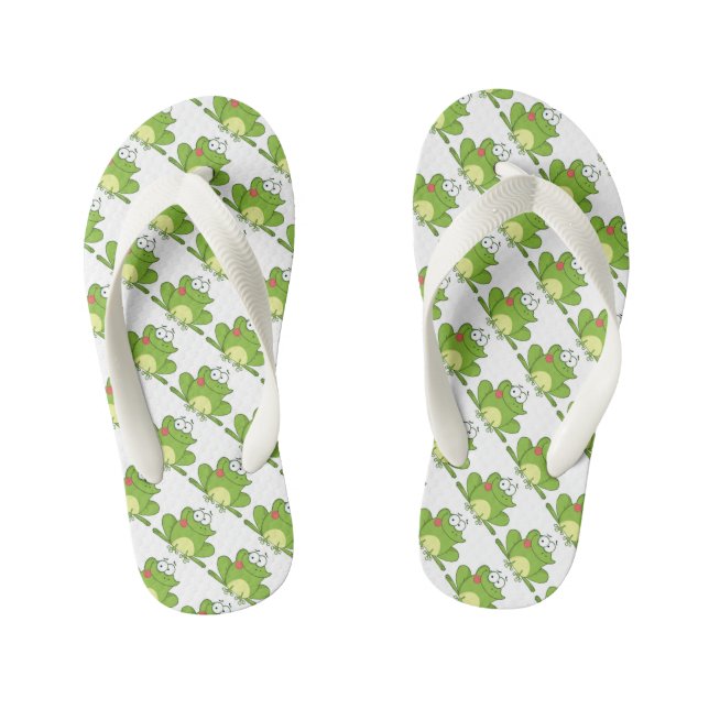 Kippen, Kinder/Frösche Kinderbadesandalen (Fußbett)