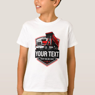 Kipper-LKW-Bau-Schweres-Gerät-Arbeits-LKW T-Shirt