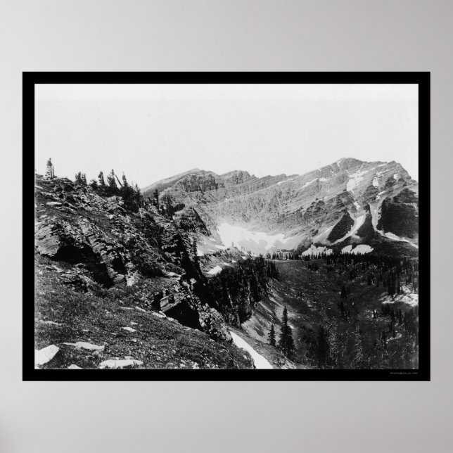 Kipps Summit Glacier National Park 1925 Poster (Vorne)