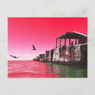 Kiptopeke Beton-Schiffe und Brücken Dreamdaze Postkarte