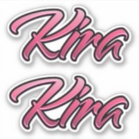 Kira faded rose Autocollants Set autocollants