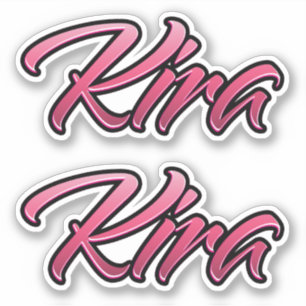 Kira faded rose Autocollants Set autocollants