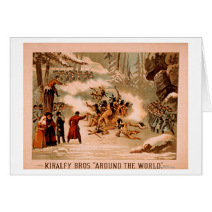 Kiralfy "Rund um die Welt" Indianermassaker