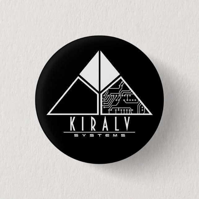 Kiralv Systems-Knopf Button (Vorderseite)