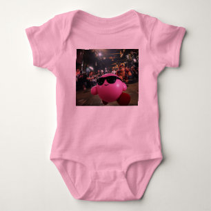 Kirby Boiler Room DJ Baby Bodysuit Strampler