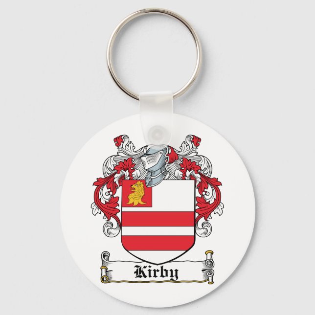 Kirby Familienwappen Schlüsselanhänger (Vorderseite)