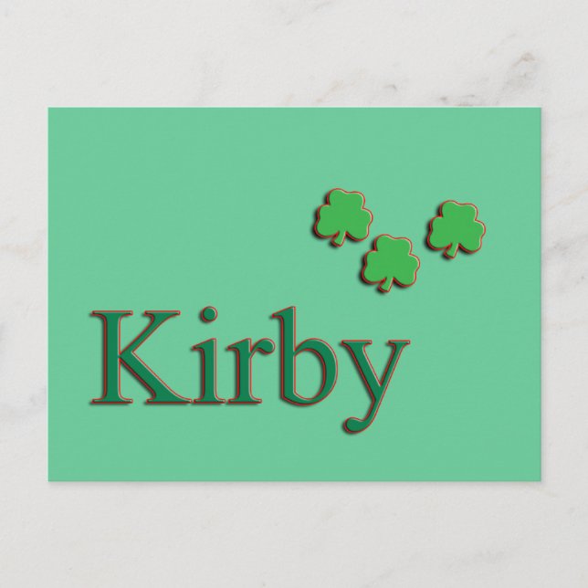 Kirby Family Postkarte (Vorderseite)