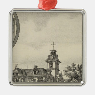 Kirby Wohnsitz und Bank, Abilene, Kansas Ornament Aus Metall