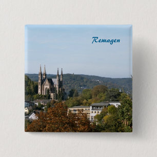 Kirche Apollinaris in Remagen, Deutschland Button