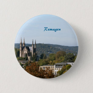 Kirche Apollinaris in Remagen, Deutschland Button