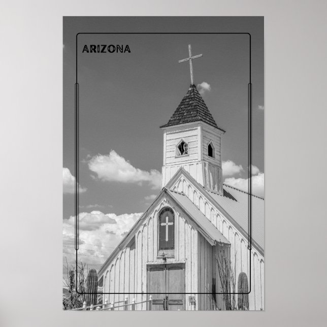 Kirche Arizona Poster (Vorne)