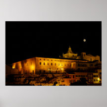 Kirche Carmen in der Nacht - Mahon, Menorca, Spani