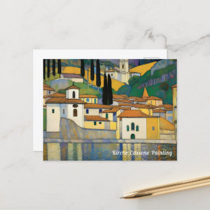 Kirche Cassone Gustav Klimt Malerei Landschaft Postkarte