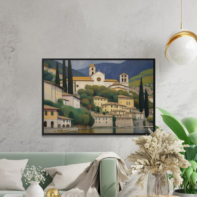 Kirche Cassone Gustav Klimt Painting Serene Poster (Von Creator hochgeladen)