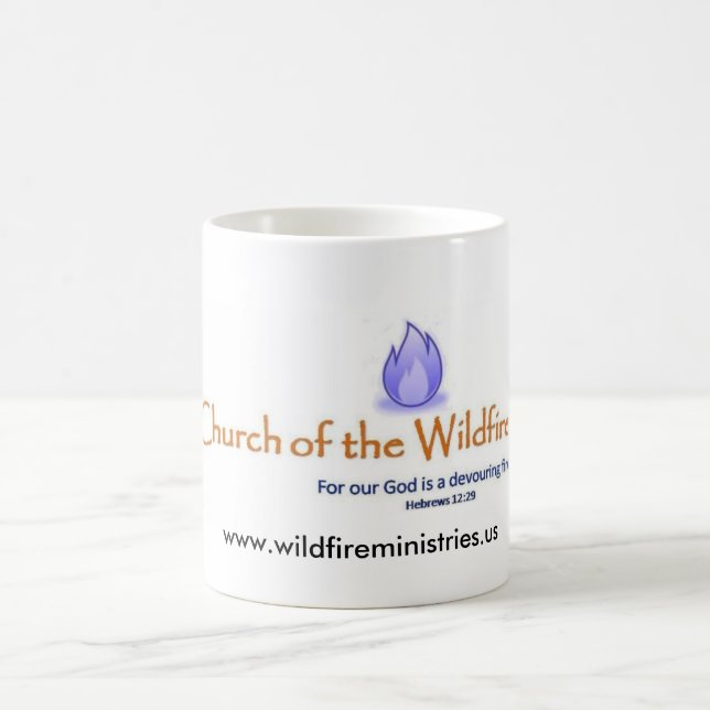 Kirche der Feuer-Tasse Kaffeetasse (Mittel)