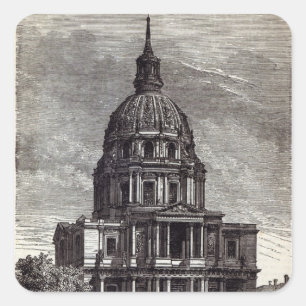 Kirche der Invaliden, die Grab von Quadratischer Aufkleber