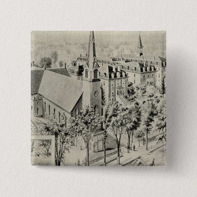 Kirche der Rose, Meriden Button (Vorderseite)