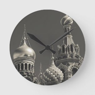 Kirche des Erretters des verschütteten Blutes Runde Wanduhr