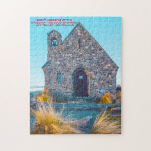 Kirche des Guten Hirten, Lake Tekapo. Puzzle