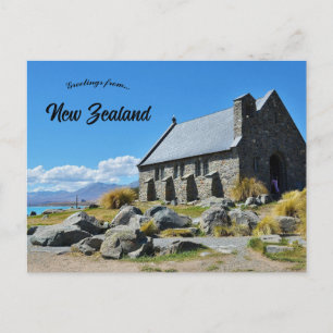 Kirche des Guten Hirten Tekapo Neuseeland Postkarte